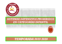 NORMATIVA BALONMANO INFANTIL 2019 2020