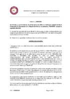 Acta n. 1 COMITE DE COMPETICION