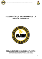 REGLAMENTO DE REGIMEN DISCIPLINARIO FBMRMU 2026 2027